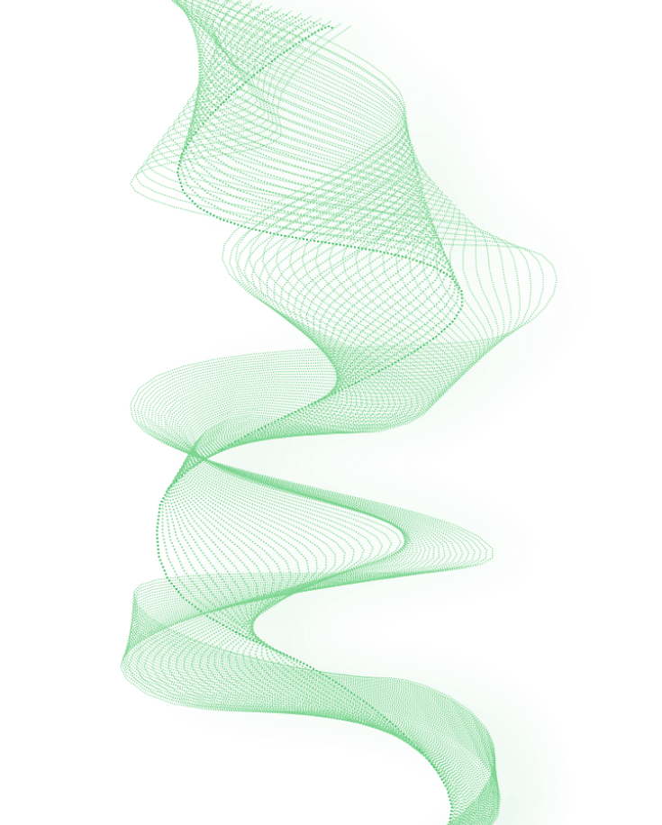 Decorative wave pattern